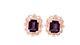 Woman 925 Sterling silver Natural Amethyst Earring Fine Jewelry Gift For Wife