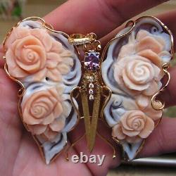 Women 925 Sterling Silver Butterflies Necklace Pendant Butterfly Jewelry Gifts