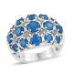 Women 925 Sterling Silver Jewelry For Neon Apatite Ring Gift for Size 7 Ct 15.6