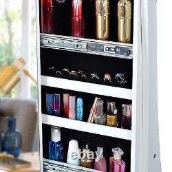Women Full Mirror Fashion Simple Jewelry Storage Cabinet Christmas Gift