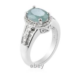 Women Jewelry Gifts 925 Sterling Silver Grandidierite Ring For Size 5 Ct 2.5
