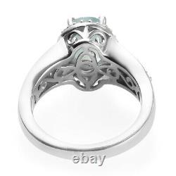 Women Jewelry Gifts 925 Sterling Silver Grandidierite Ring For Size 5 Ct 2.5