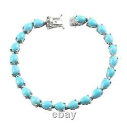 Women Sleeping Beauty Turquoise Jewelry Gift 925 Silver Bracelet Size 7 Ct 14.7