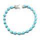 Women Sleeping Beauty Turquoise Jewelry Gift 925 Silver Bracelet Size 7 Ct 14.7