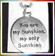 YOU ARE MY SUNSHINE Necklace Silver Tone 16 Teens/ Ladies Perfect Gift